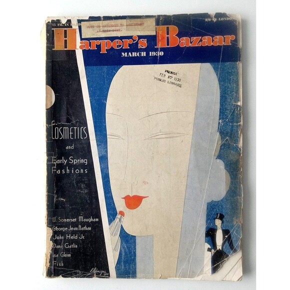 Harpers Bazaar Magazine March 1930 - Picture 1 of 13